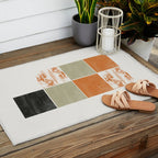 Modern Geometric Pattern Outdoor Rug Gallery Image 2
