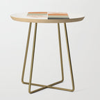 Modern Geometric Pattern Side Table Gallery Image 1