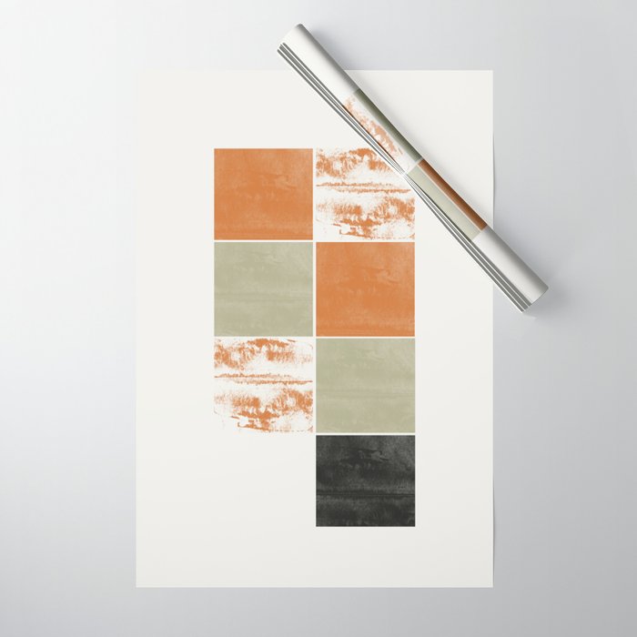 Modern Geometric Pattern Wrapping Paper Gallery Image 1