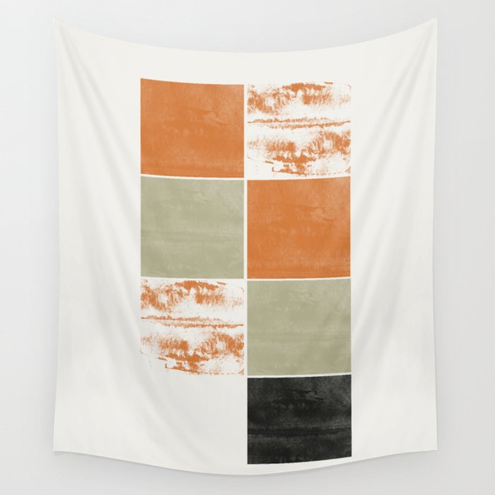 Modern Geometric Pattern Wall Tapestry Gallery Image 4