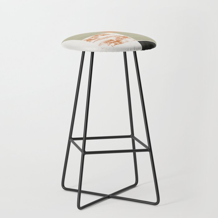 Modern Geometric Pattern Stool Gallery Image 1
