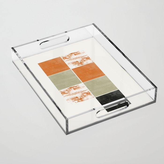 Modern Geometric Pattern Acrylic Tray Gallery Image 1