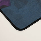 Velveteen Moody Flower Grandeur Plum Blue Teal Desk Mat Gallery Image 4