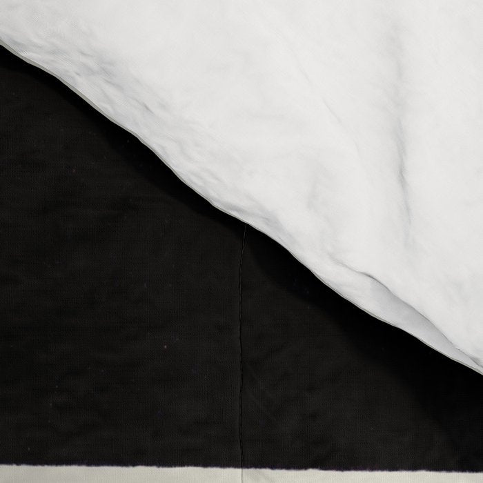 Black & White Minimalist Abstract Shapes Patterns Black Ink Painting Comforter Gallery Image 4