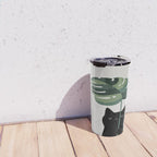 Cat and Plant 16 Travel Mug Gallery Image 4