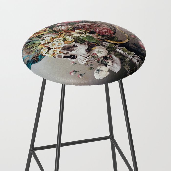 Flower skull Stool Gallery Image 2