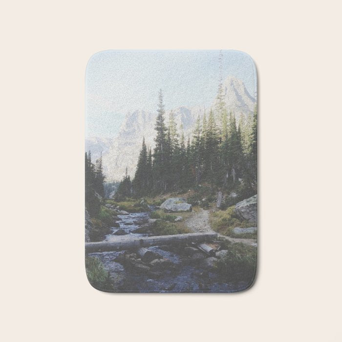 Rocky Mountain Creek Bath Mat Gallery Image 1