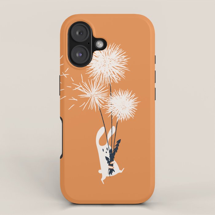 Bunny and Dandelion Bouquet iPhone Case Gallery Image 1