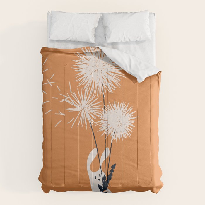 Bunny and Dandelion Bouquet Comforter Gallery Image 6