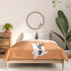 Bunny and Dandelion Bouquet Comforter Gallery Image 3