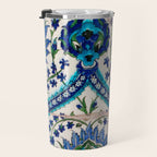 Boho Moroccan Tile Pattern Travel Mug Gallery Image 3