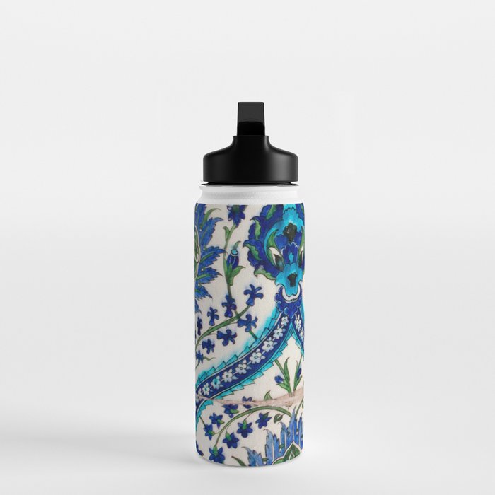 Boho Moroccan Tile Pattern Water Bottle Gallery Image 3