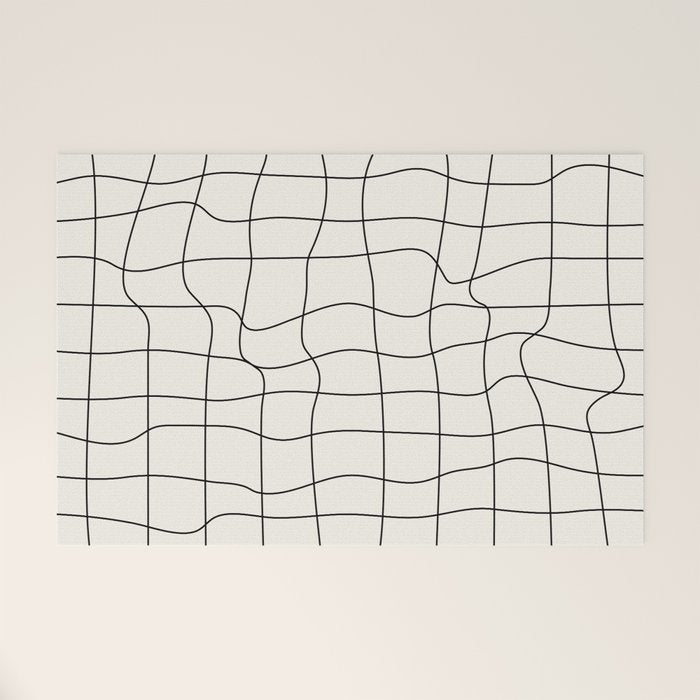 Warp Grid: Off-White Day Edition Welcome Mat Gallery Image 1