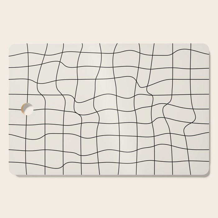 Warp Grid: Off-White Day Edition Cutting Board Gallery Image 1