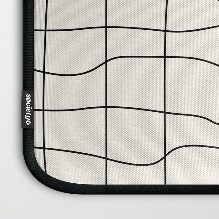 Warp Grid: Off-White Day Edition Laptop Sleeve Gallery Image 3