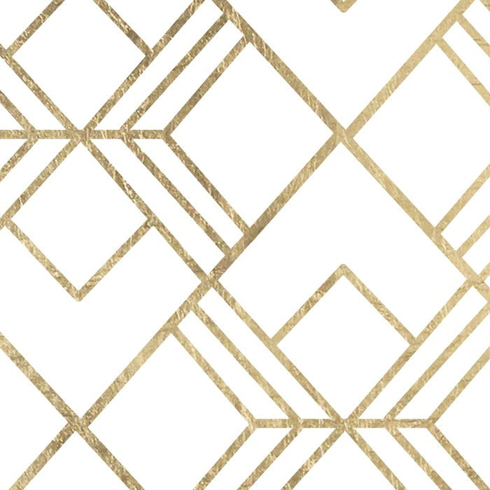 Geometrical white faux gold elegant stylish diamonds Coffee Mug Gallery Image 2