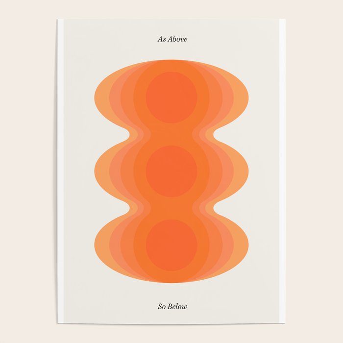 As Above So Below Orange Poster Gallery Image 1