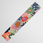 Maximalist floral shapes pattern Table Runner Gallery Image 3