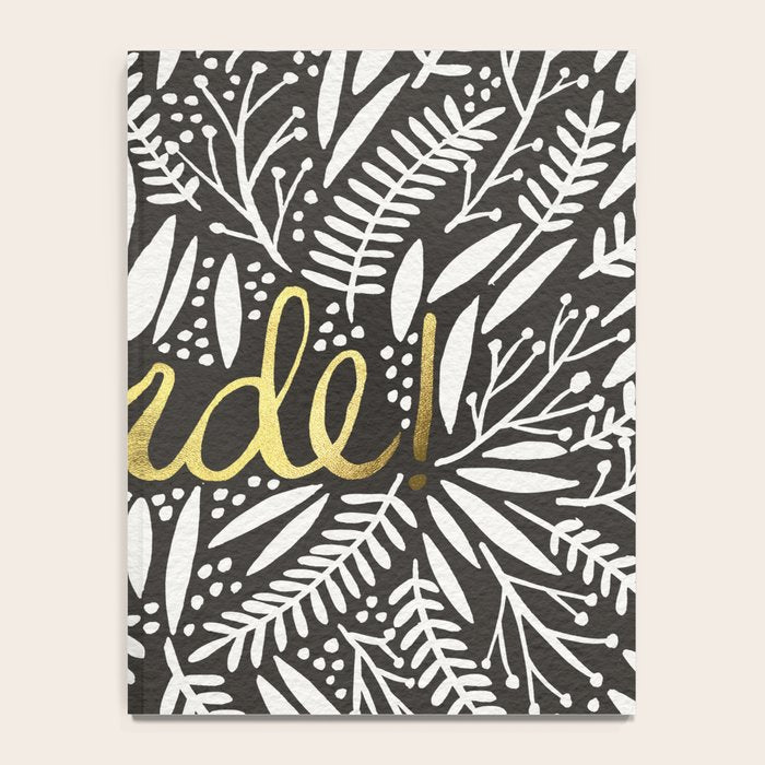 Pardon My French - Gold on Black Notebook Gallery Image 4