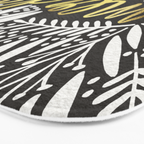 Pardon My French - Gold on Black Bath Mat Gallery Image 3