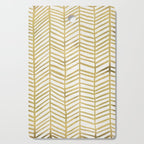 Gold Herringbone Cutting Board Gallery Image 1