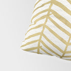 Gold Herringbone Pillow Sham Gallery Image 4