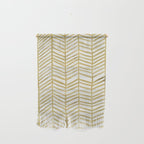 Gold Herringbone Wall Hanging Gallery Image 1