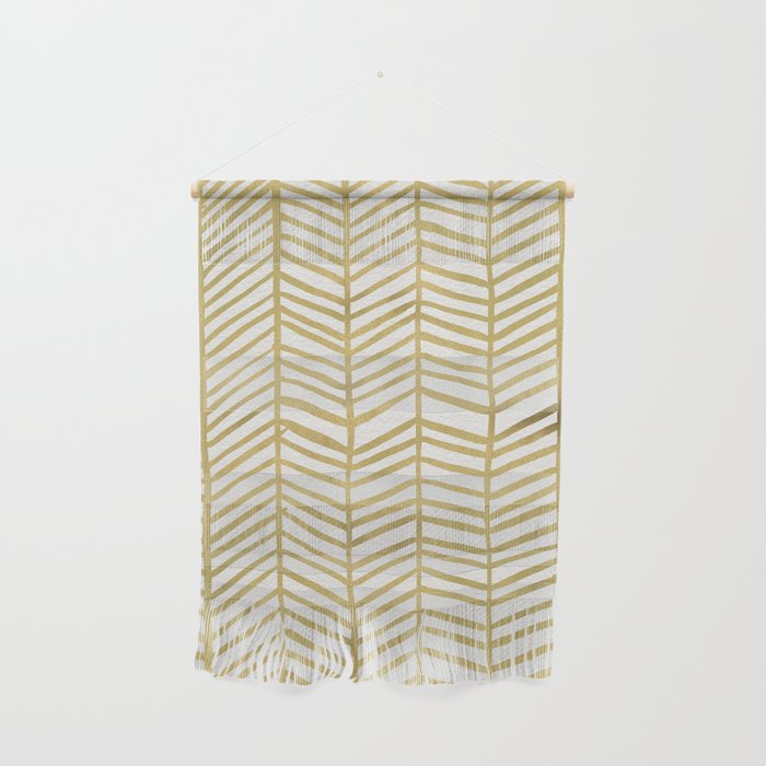 Gold Herringbone Wall Hanging Gallery Image 1