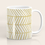 Gold Herringbone Coffee Mug Gallery Image 1