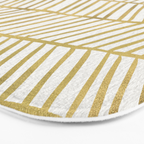 Gold Herringbone Bath Mat Gallery Image 3