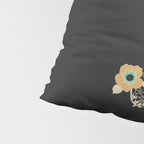 Love Stoned Cowboy Boots - Emerald, Cream, Black Pillow Sham Gallery Image 4