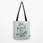 Be Kind To Yourself in Blue Tote Bag Gallery Image 2