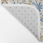 Whimsical Botanical Tile Bath Mat Gallery Image 2