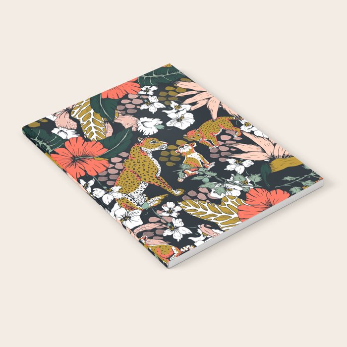 Animal print dark jungle Notebook Gallery Image 1