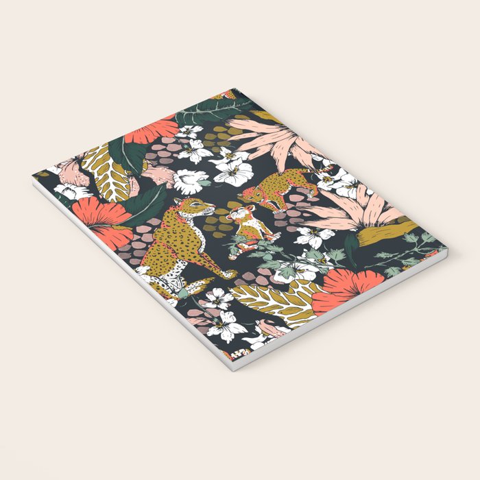 Animal print dark jungle Notebook Gallery Image 3