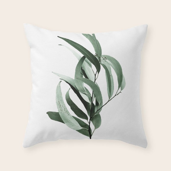 Eucalyptus - Australian gum tree Throw Pillow Gallery Image 6