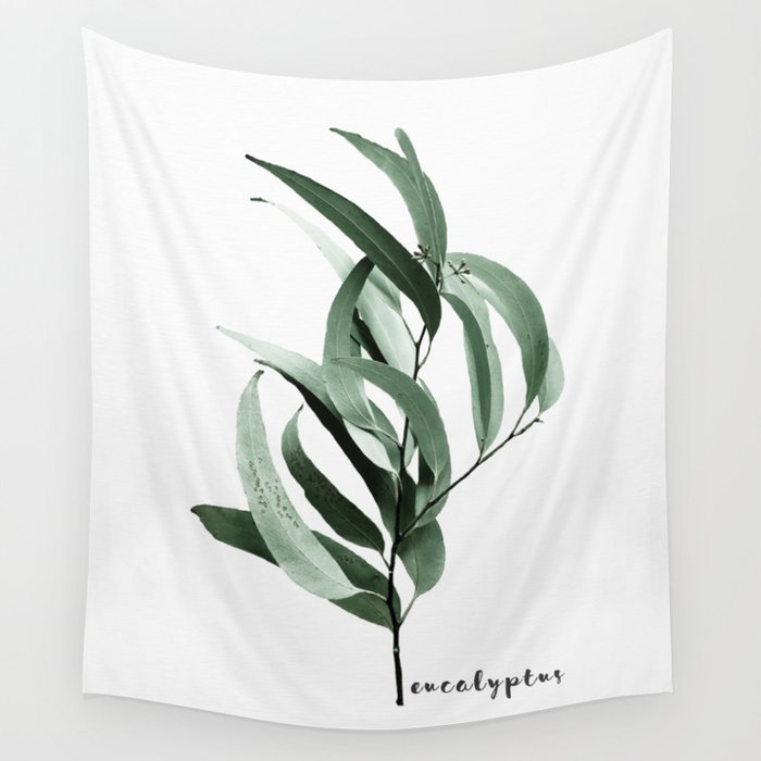 Eucalyptus - Australian gum tree Wall Tapestry Gallery Image 4