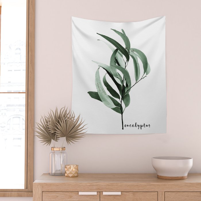 Eucalyptus - Australian gum tree Wall Tapestry Gallery Image 2