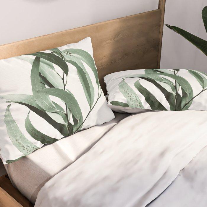 Eucalyptus - Australian gum tree Pillow Sham Gallery Image 2