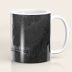 Multnomah Falls Oregon Waterfall Black and White Coffee Mug Gallery Image 1