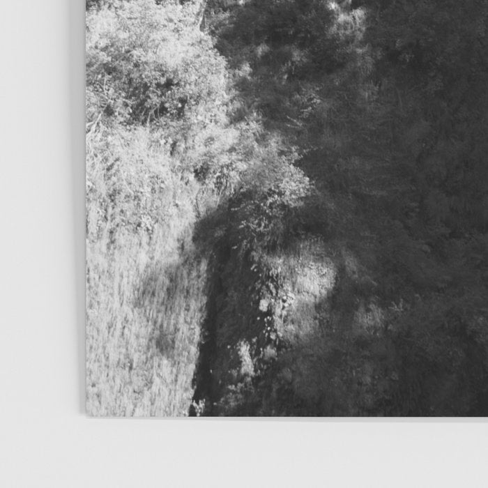 Multnomah Falls Oregon Waterfall Black and White Poster Gallery Image 3