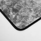 Multnomah Falls Oregon Waterfall Black and White Desk Mat Gallery Image 4