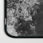 Multnomah Falls Oregon Waterfall Black and White Laptop Sleeve Gallery Image 3