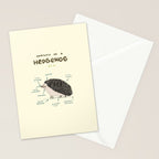 Anatomy of a Hedgehog Stationery Card Gallery Image 2