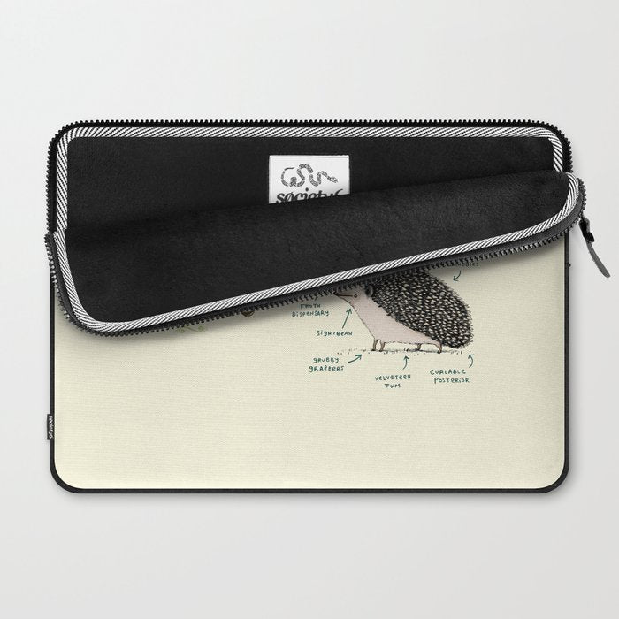 Anatomy of a Hedgehog Laptop Sleeve Gallery Image 2