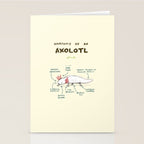 Anatomy of an Axolotl Stationery Card Gallery Image 2