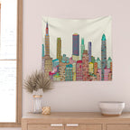 new york modern  Wall Tapestry Gallery Image 2