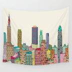 new york modern  Wall Tapestry Gallery Image 4