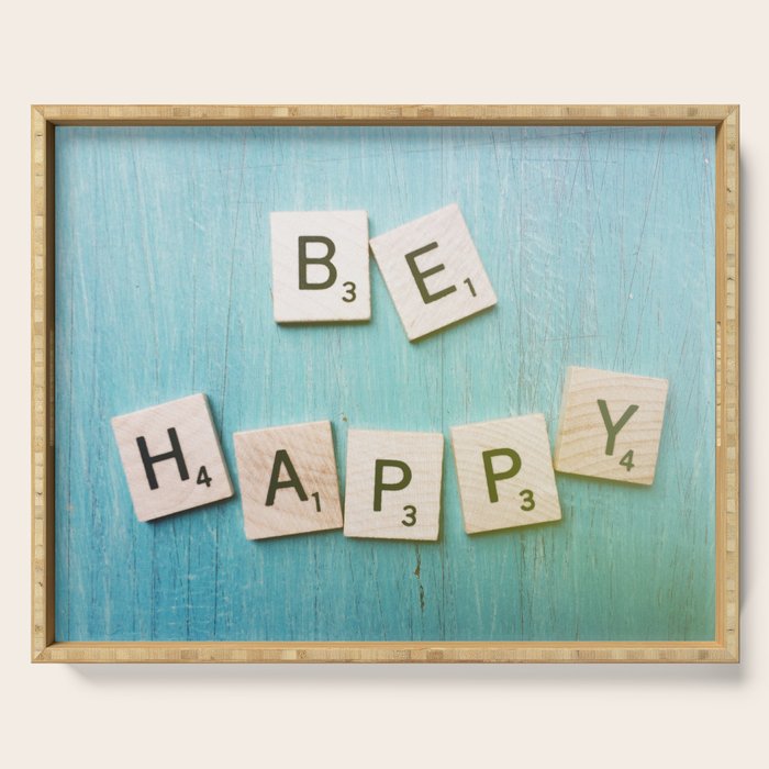 Be Happy Serving Tray Gallery Image 1