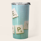Be Happy Travel Mug Gallery Image 2